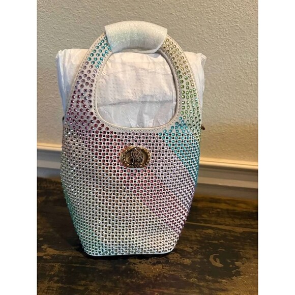 Kurt Geiger London Small Chelsea Crystal Hobo Crossbody -NWT - Picture 3 of 5